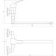 Змішувач для ванни Globus Lux Solly GLSO-0108 