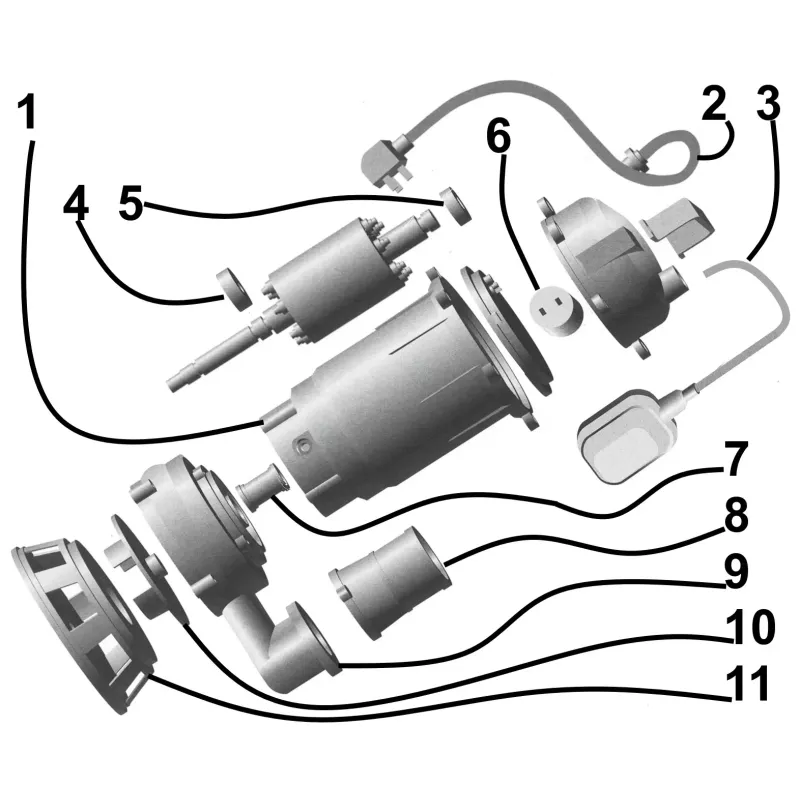 Насос фекальний Optima WQD10-12 1,1кВт