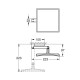 Косметическое зеркало Grohe Selection Cube