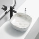 Раковина накладная Mixxus Premium DIVERSE-0104 MARBLE 370х370х135mm