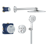 Душевая система скрытого монтажа с термостатом Grohe Grohtherm SmartControl