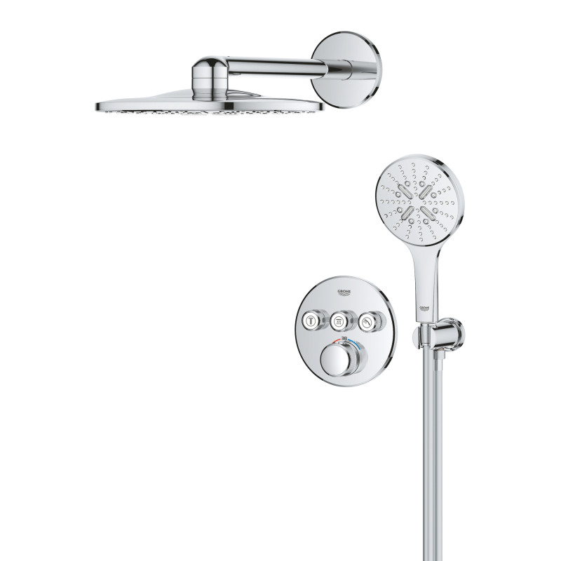 Душевая система скрытого монтажа с термостатом Grohe Grohtherm SmartControl
