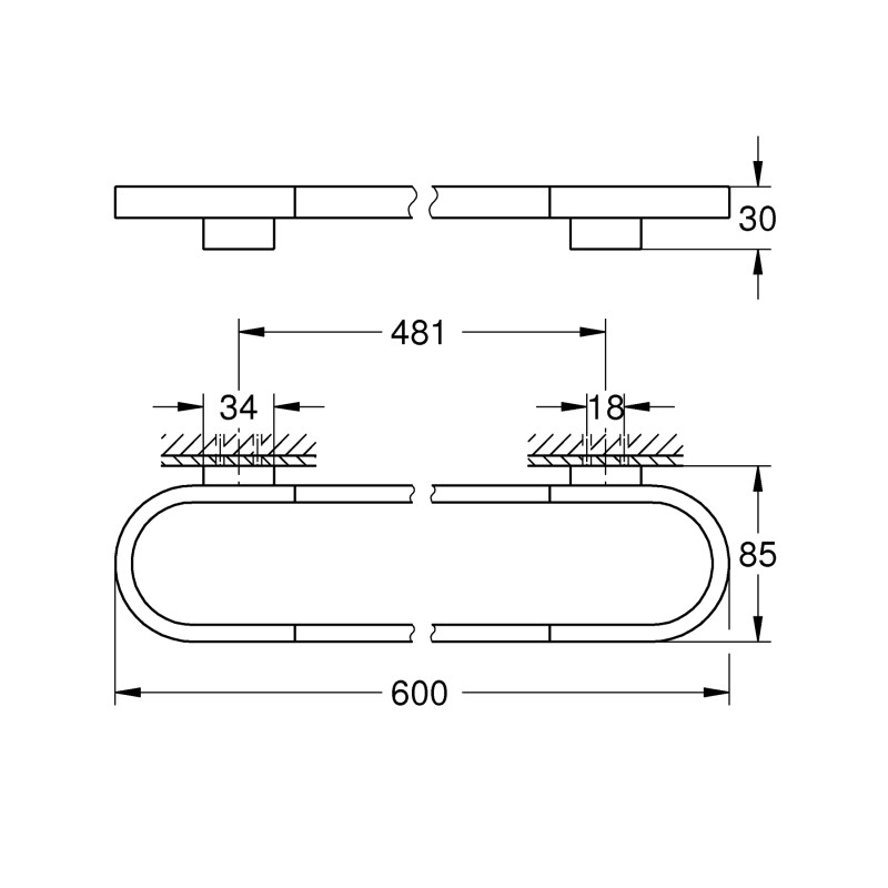 Полотенцедержатель Grohe Selection