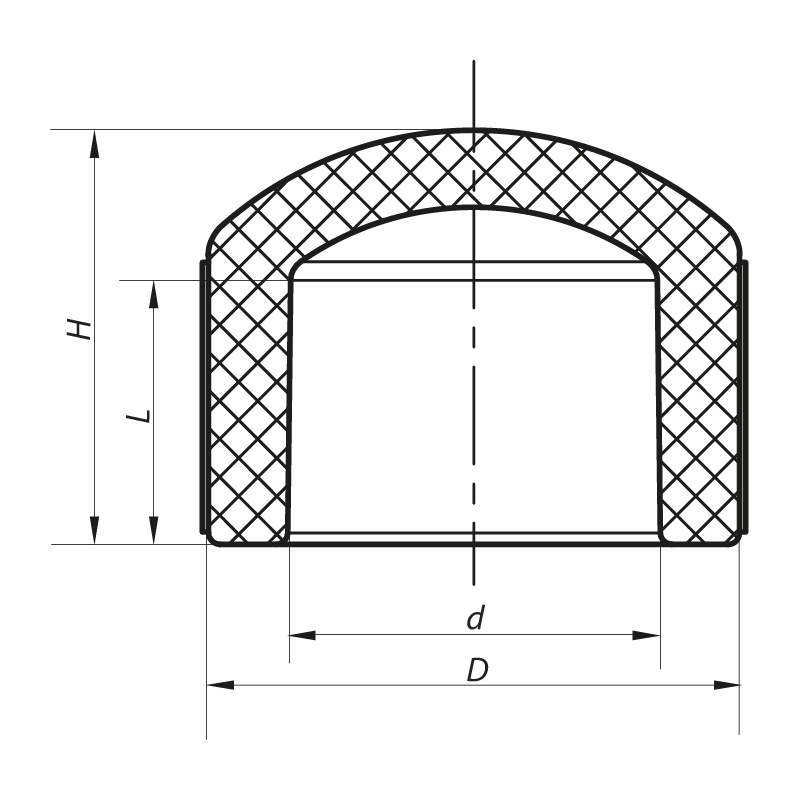 Заглушка 40 PPR Koer K0062.PRO