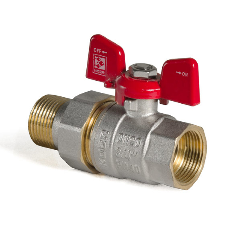 Кран с американкой 3/4" (Koer KR.227)