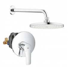 Набір для душу з верхнім душем Grohe Eurosmart UA33556003 (33556003+28576000+27541001)