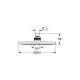Набор для душа с верхним душем Grohe Eurosmart UA33556003 (33556003+28576000+27541001)