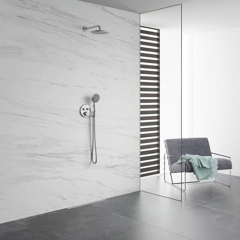 Набор для душа с верхним душем Grohe Eurosmart UA33556003 (33556003+28576000+27541001)