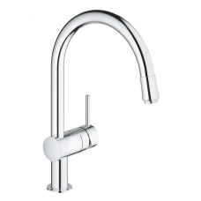 Смеситель для кухни с выдвижным изливом Grohe Minta