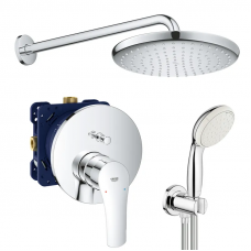 Душова система прихованого монтажу зі змішувачем Grohe Eurosmart New Tempesta 250