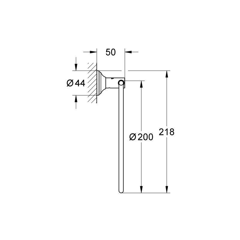 Кольцо для полотенца Grohe Essentials Authentic