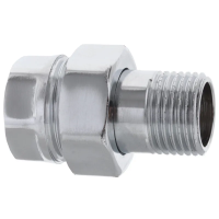 Сгон американка (хром) 1/2" прямой Koer KR.341.chr