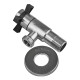 Кран для подключения сантехприборов Zerix VAL-09-1/2x1/2 из нерж.стали SUS304