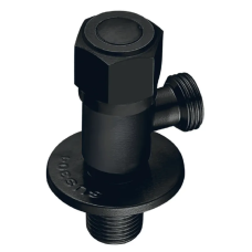 Кран для підключення сантехприладів Mixxus VAL-06-1/2x1/2 Black з нерж.ст.SUS304(чорн.)