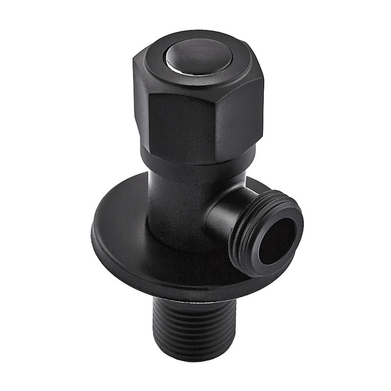 Кран для подключения сантехприборов Mixxus VAL-06-1/2x1/2 Black с нерж.ст.SUS304(черн.)