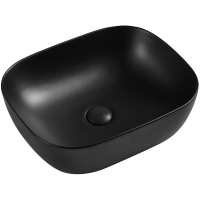 Умывальник накладной керамический Mixxus Premium Diverse-0101 Black 490x395x150mm
