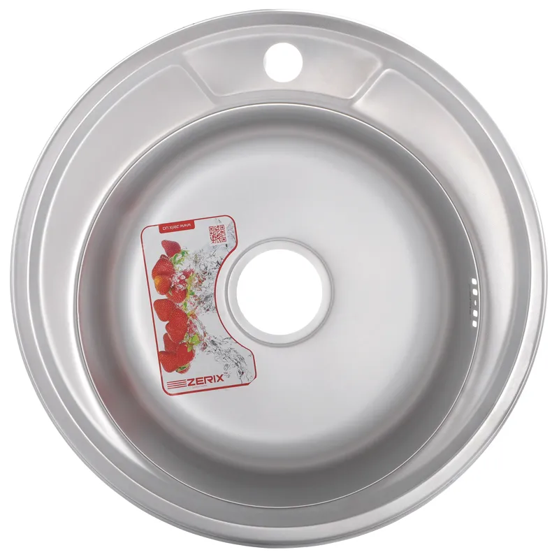 Мойка кухонная Zerix Z490-08-180MD (micro decor)
