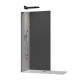 Душова перегородка Koer SR SP02-100x200-TR-07 Walk-In прозоре скло Easy Clean 8мм, графіт (KR