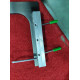 Душова перегородка Koer SR SP02-100x200-TR-07 Walk-In прозоре скло Easy Clean 8мм, графіт (KR