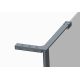 Душова перегородка Koer SR SP02-100x200-TR-07 Walk-In прозоре скло Easy Clean 8мм, графіт (KR
