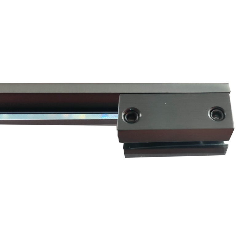 Душова перегородка Koer SR SP02-100x200-TR-07 Walk-In прозоре скло Easy Clean 8мм, графіт (KR