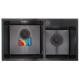Набор Mixxus SET-7843D-220x1.0-PVD (мойка+смеситель+диспенсер)