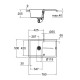 Композитная мойка для кухни Grohe K400