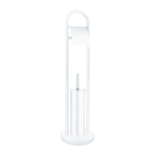 Йоржик для унітазу з тримачем для паперу Zerix KIT ME04 White
