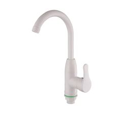 Смеситель для кухни Plamix Diego-011-B White (без подвода)