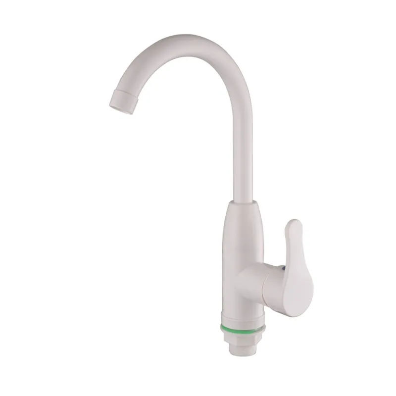 Смеситель для кухни Plamix Diego-011-B White (без подвода)