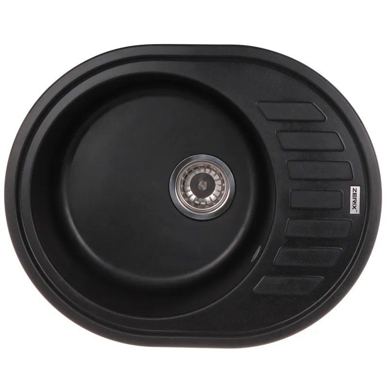 Мойка кухонная Zerix ZS-6250R-03 Черная