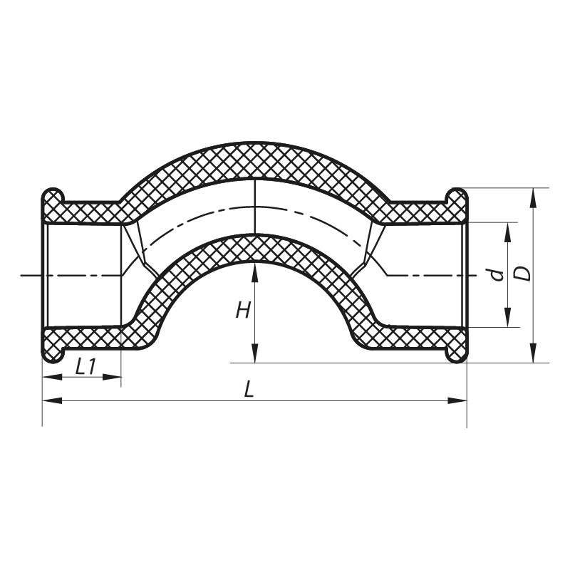 Обвод короткий Koer PPR 32 K0067.PRO