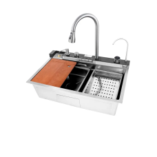 Мийка багатофункціональна Mixxus MH7546-SET-06.SUS304 DECOR з вбудованим змішувачем