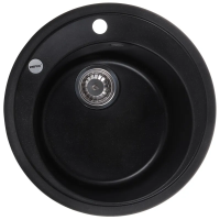 Мойка кухонная Zerix ZS-510R-14 Черный металлик