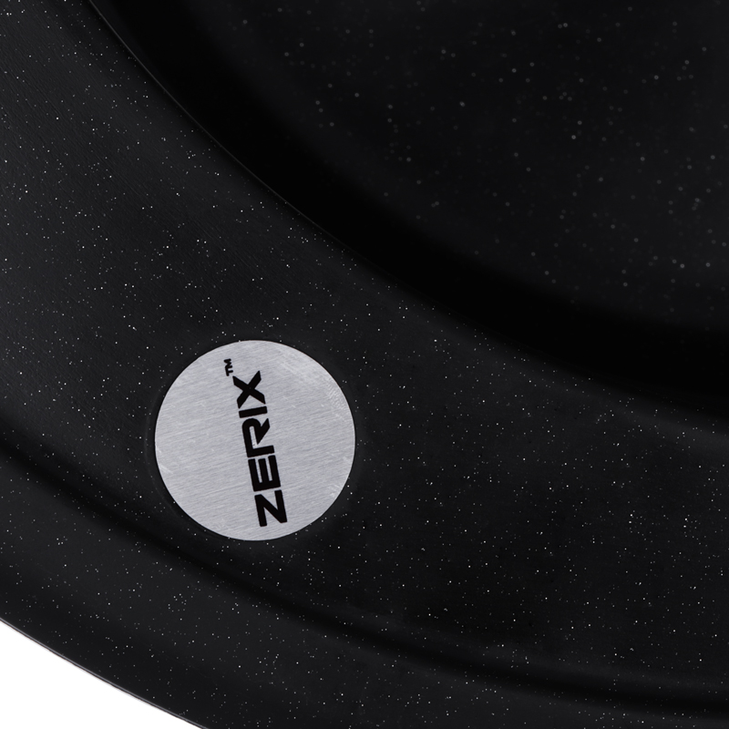 Мойка кухонная Zerix ZS-510R-14 Черный металлик