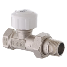 Кран радіаторний термостатичний Roho R5160-050 - 1/2" (М30х1,5) прямий
