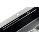Мойка Zerix ZH7545-SET-05 DECOR NANO-SILVER (3.0/0.8) с нерж. стали, комплект (нержавейка)