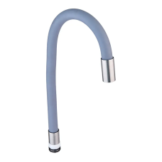 Излив силиконовый для смесителя из нерж. стали SUS304 Mixxus SPO-06.SUS Refl.Gray