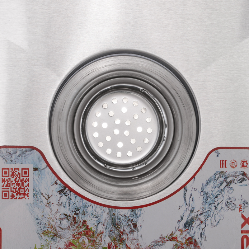Мийка кухонна Zerix ZUS6045(1)-HM