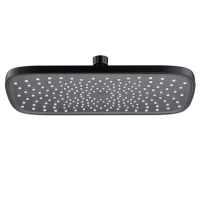 Лейка для душа потолочная Mixxus SH-18-OH Black (300x200 мм)
