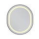 Зеркало Mixxus Premium ELLIPSE MV05-80x70-REVERSE BLACK (LED Touch, Anti-fog, димер (3-6kK))(MP6646