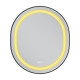 Зеркало Mixxus Premium ELLIPSE MV05-80x70-REVERSE BLACK (LED Touch, Anti-fog, димер (3-6kK))(MP6646