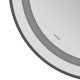 Зеркало Mixxus Premium ELLIPSE MV05-80x70-REVERSE BLACK (LED Touch, Anti-fog, димер (3-6kK))(MP6646