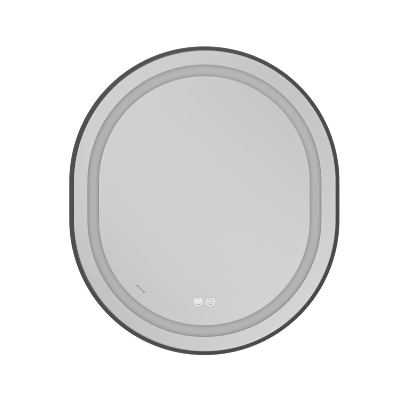 Зеркало Mixxus Premium ELLIPSE MV05-80x70-REVERSE BLACK (LED Touch, Anti-fog, димер (3-6kK))(MP6646