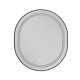 Зеркало Mixxus Premium ELLIPSE MV05-80x70-REVERSE BLACK (LED Touch, Anti-fog, димер (3-6kK))(MP6646