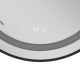 Зеркало Mixxus Premium ELLIPSE MV05-80x70-REVERSE BLACK (LED Touch, Anti-fog, димер (3-6kK))(MP6646