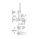 Смеситель для ванны Grohe Eurocube