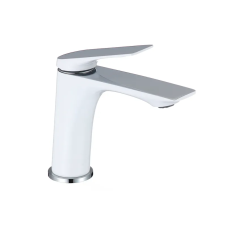 Смеситель для умывальника Mixxus Premium DERBY 001 (NUT) WHITE-CHROME