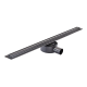 Душевой трап с нерж. стали SUS304 Mixxus Drain-05-70-Slim Black (30x700 мм) (Черный)