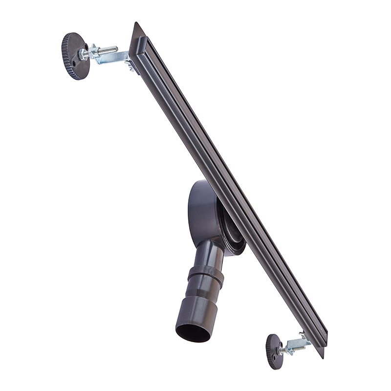 Душевой трап с нерж. стали SUS304 Mixxus Drain-05-70-Slim Black (30x700 мм) (Черный)